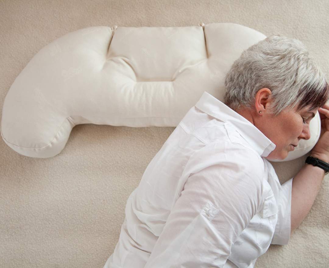 Nackenstützkissen Rosshaar Ösi+ -  ASH+ hoch