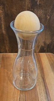 Zirbenkugel und Wasserkaraffe Misura 